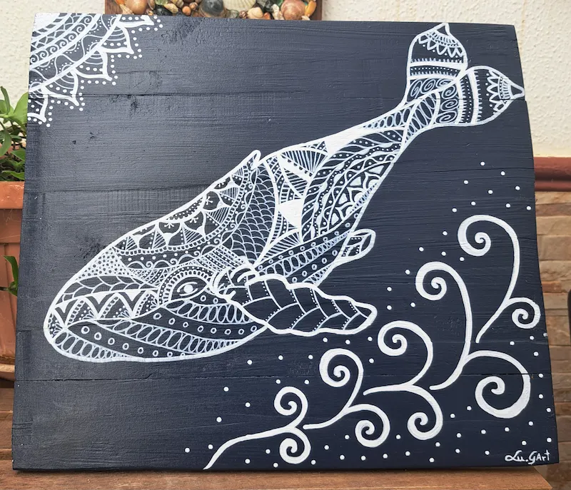Ballena mandala