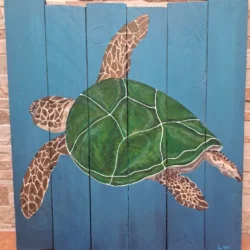 Tortuga caparazón verde